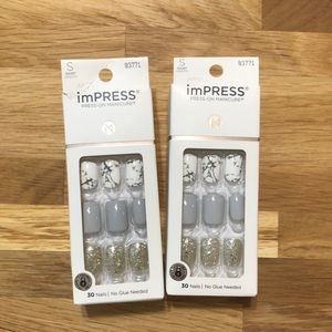 2 Boxes of Impress Press On Nails - Knock Out